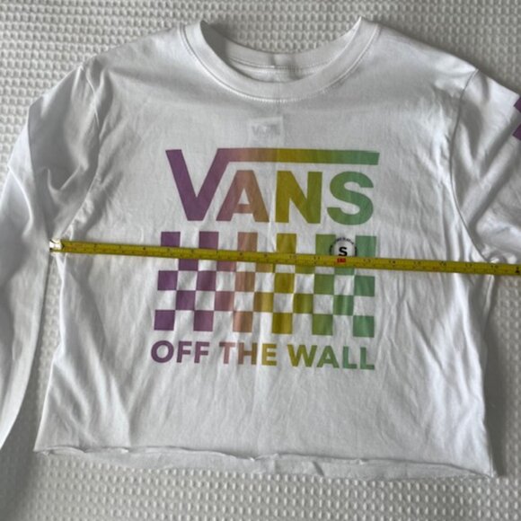 VANS Lock Box Long Sleeve Cropped T-Shirt - Picture 6 of 7
